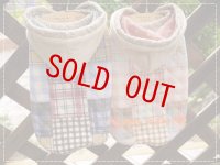 キルトチェックパーカー