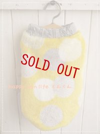 もこもこドット　イエロー　 *S33*