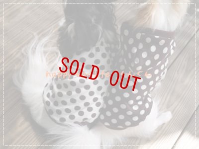 画像2: ドット　ブラウン×ホワイト　パーカー