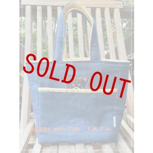 画像: お散歩バッグ チワワ ブラックタン