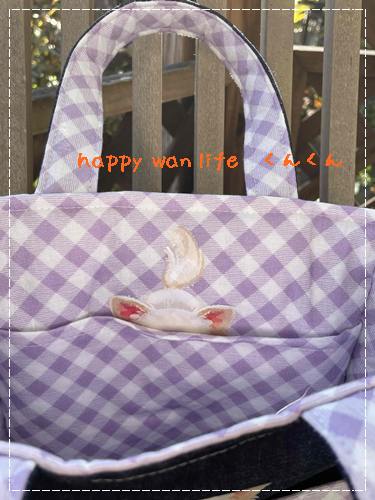 画像2: お散歩バッグ　チワワ　クリームタン